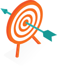 Dartboard and bullseye [icon]